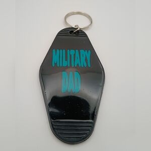 Motel Keychain Custom Retro Styled Military Dad Keychain